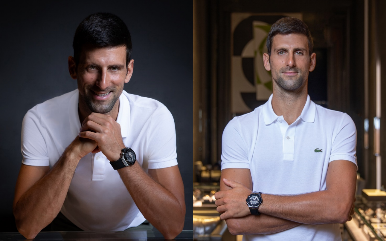 Hublot chọn Novak Djokovic làm đại sứ thương hiệu