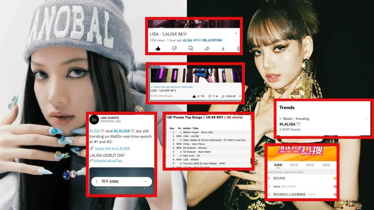 Bất ngờ khi "LALISA" của Lisa phá vỡ nhiều kỷ lục thế giới