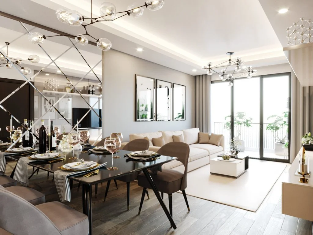 Vị trí đặt gương chuẩn phong thủy trong nhà